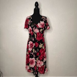 Vintage 90s Lily floral dress